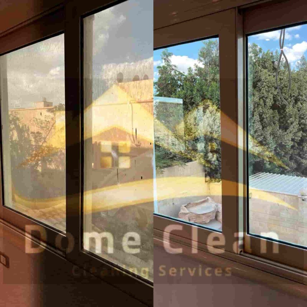 تنظيف الزجاج