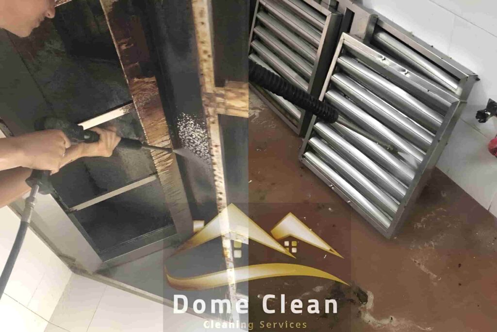 تنظيف هود المطاعم من شركة دوم كلين
